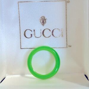 GUCCI APPLE GREEN BEZEL for the Vintage GUCCI Interchangeable bezel watch
